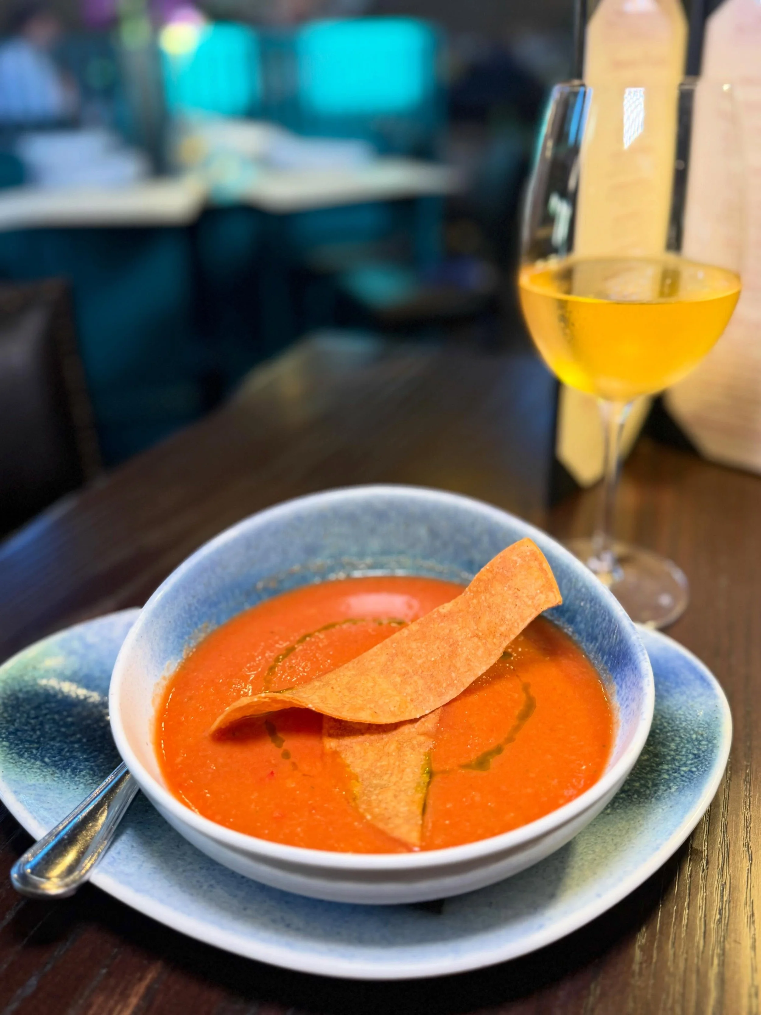 Summer's here, and it's time to turn soup season into gazpacho season! Our refreshing chilled tomato gazpacho&nbsp;is here! 🍅🥄 #ilvillaggiocherryhill #southjerseyrestaurants