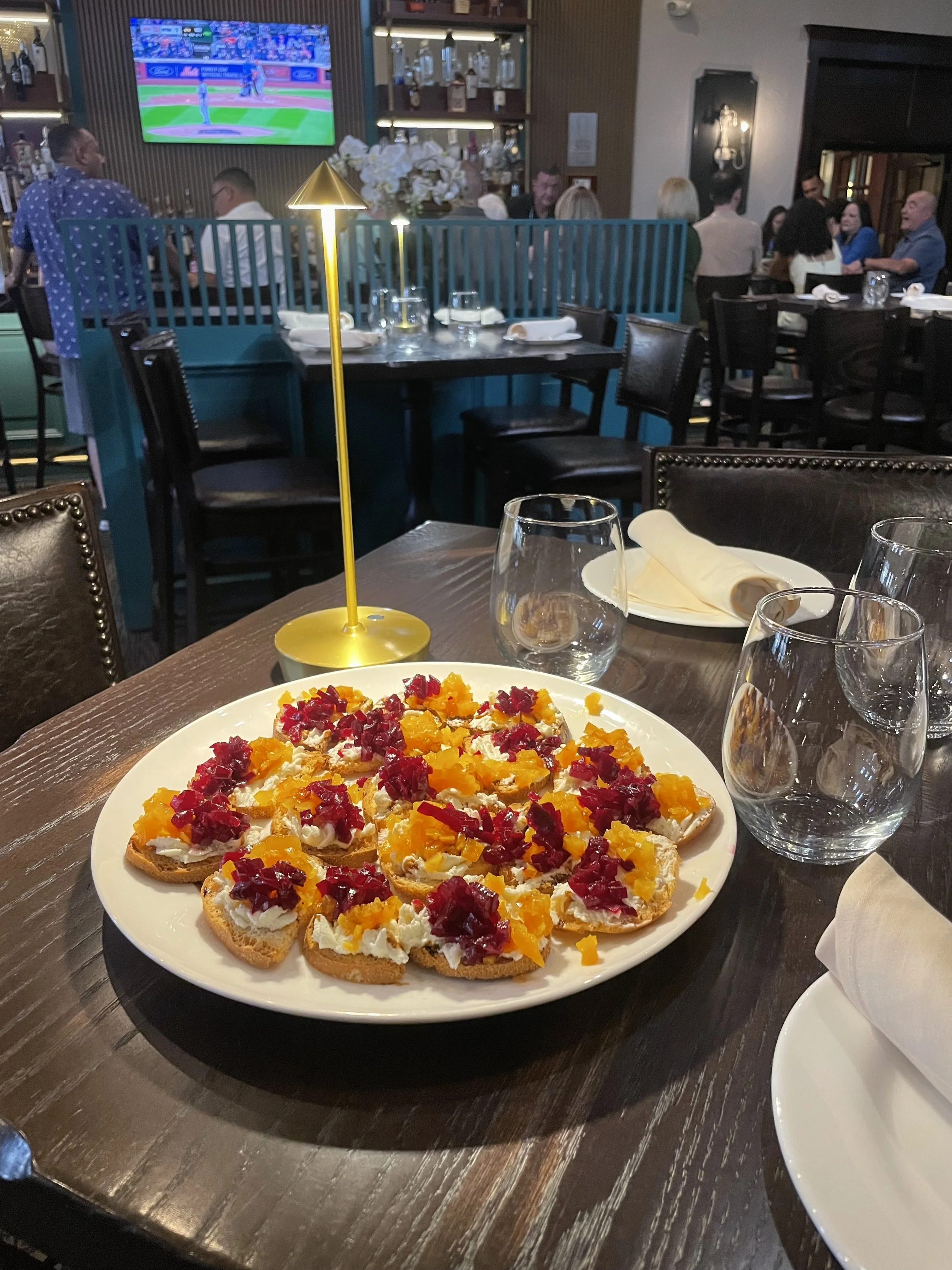 Il Villaggio Bar Table with Appetizer.jpg