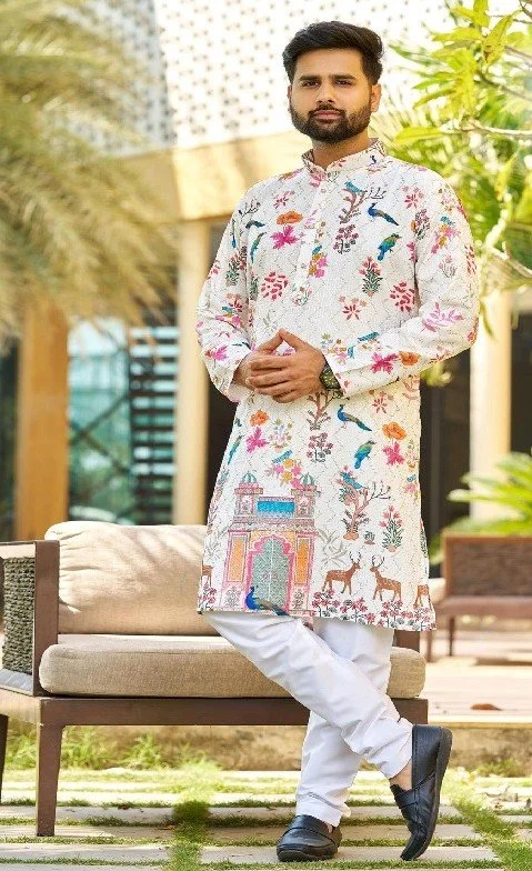 Pattern Embroidered Designer Kurta Collection