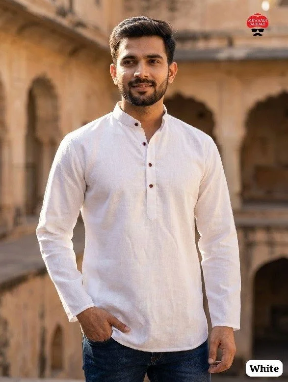 Mens Short Kurta Tee