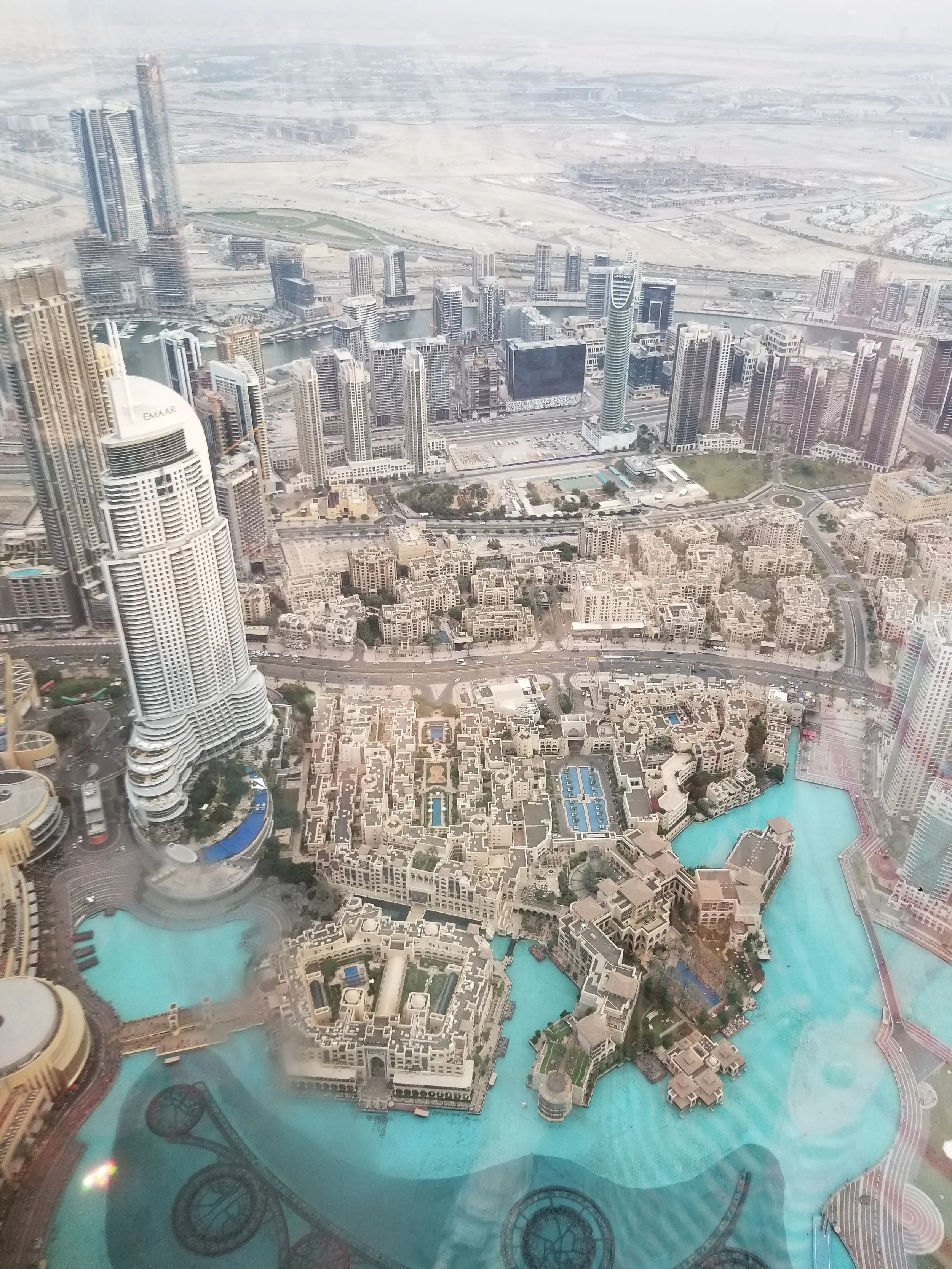 A photo of a view from Burj Khalifa, Dubai, United Arab Emirates