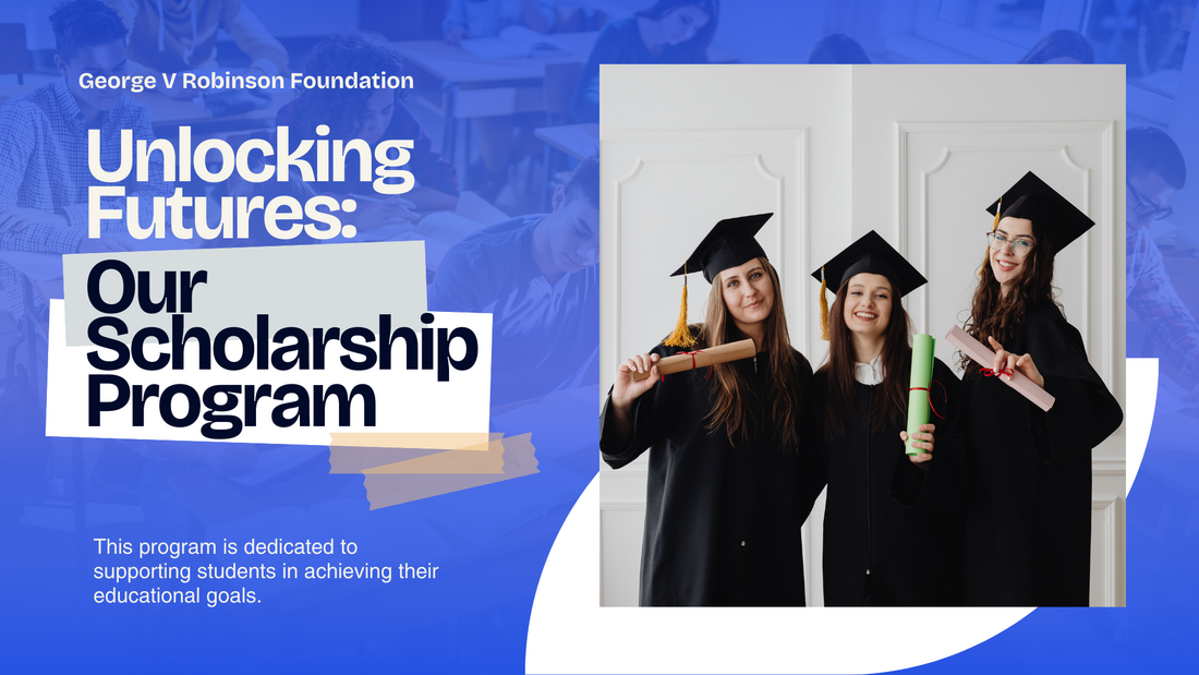 Three female students in caps and gowns holding diplomas and graduation certificates, smiling.