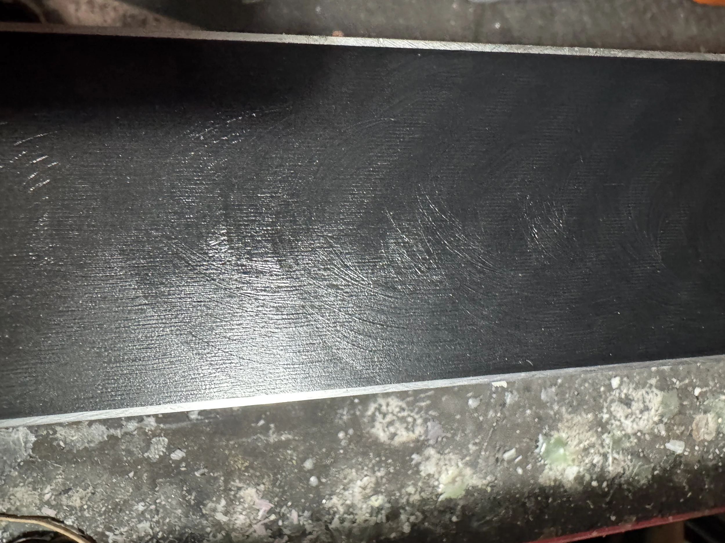 SUPER WAX ONE - after applied to Race Skis.