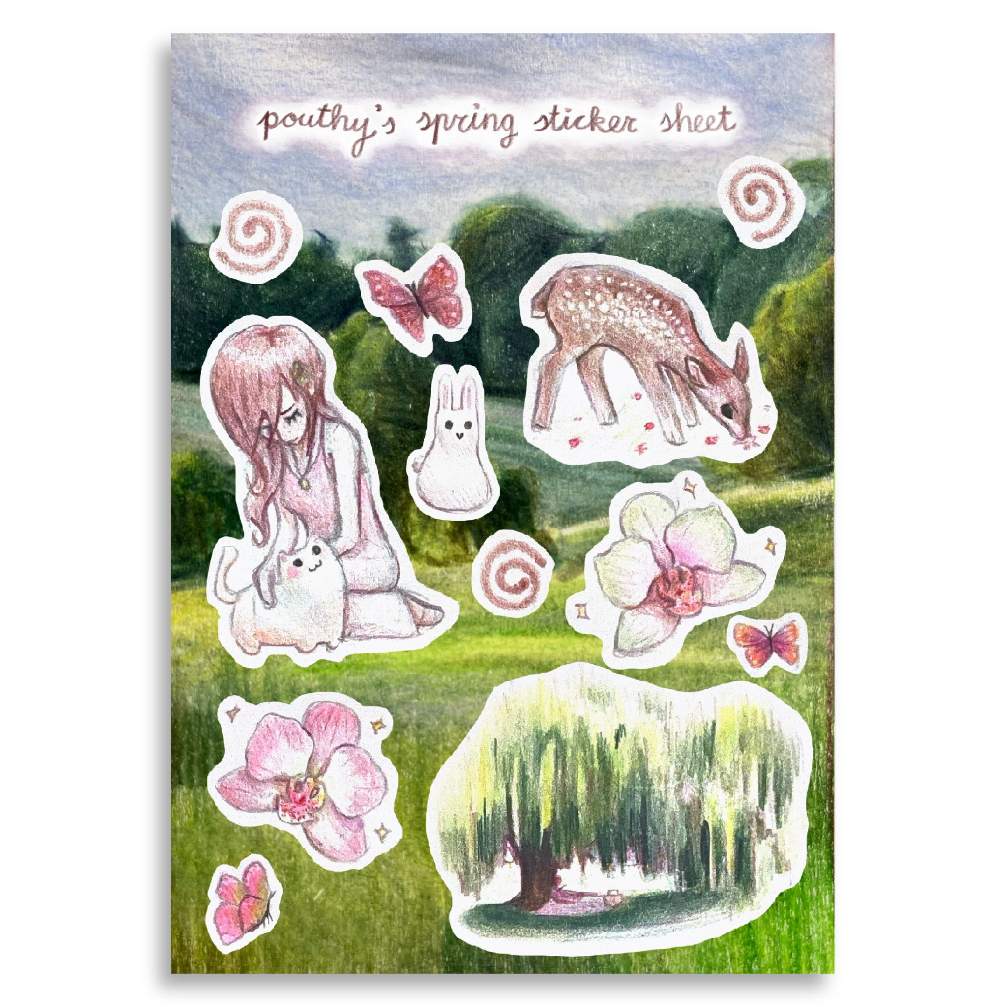 Spring Stickersheet