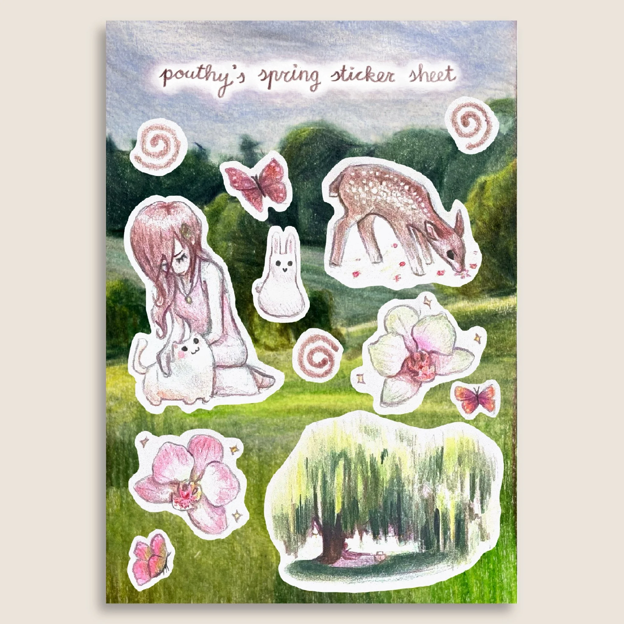 Spring Stickersheet