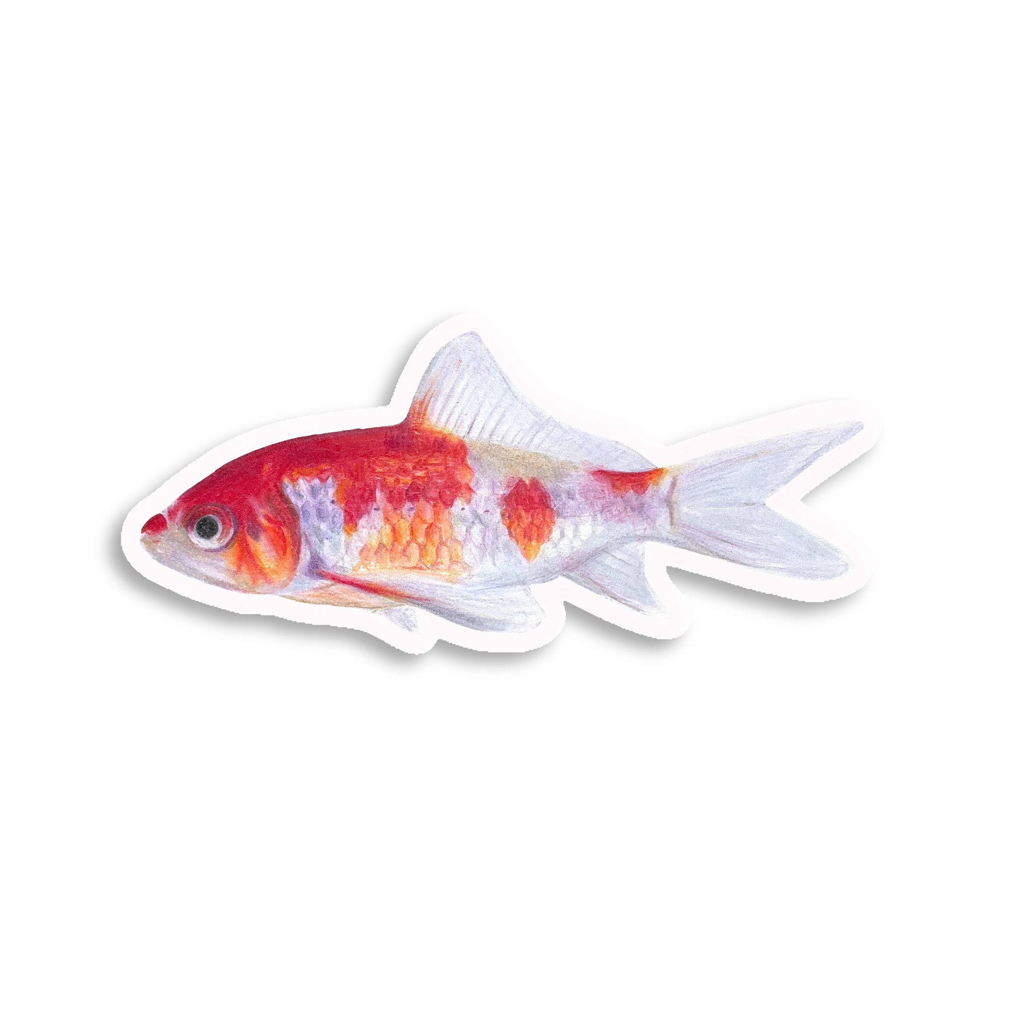 Red Fish Sticker