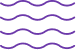 Abstract purple wavy lines on a white background.