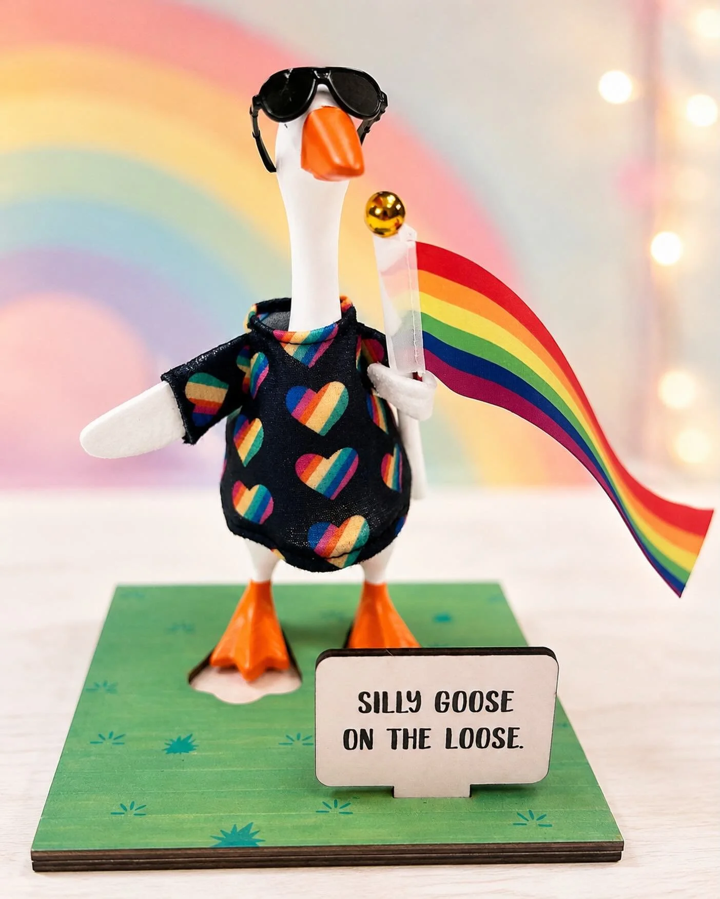 Yippee-ki-gay! Happy Pride Month Y&rsquo;all! - from Goose Willis. #porchpal #porchgoose #goosewillis #happypride