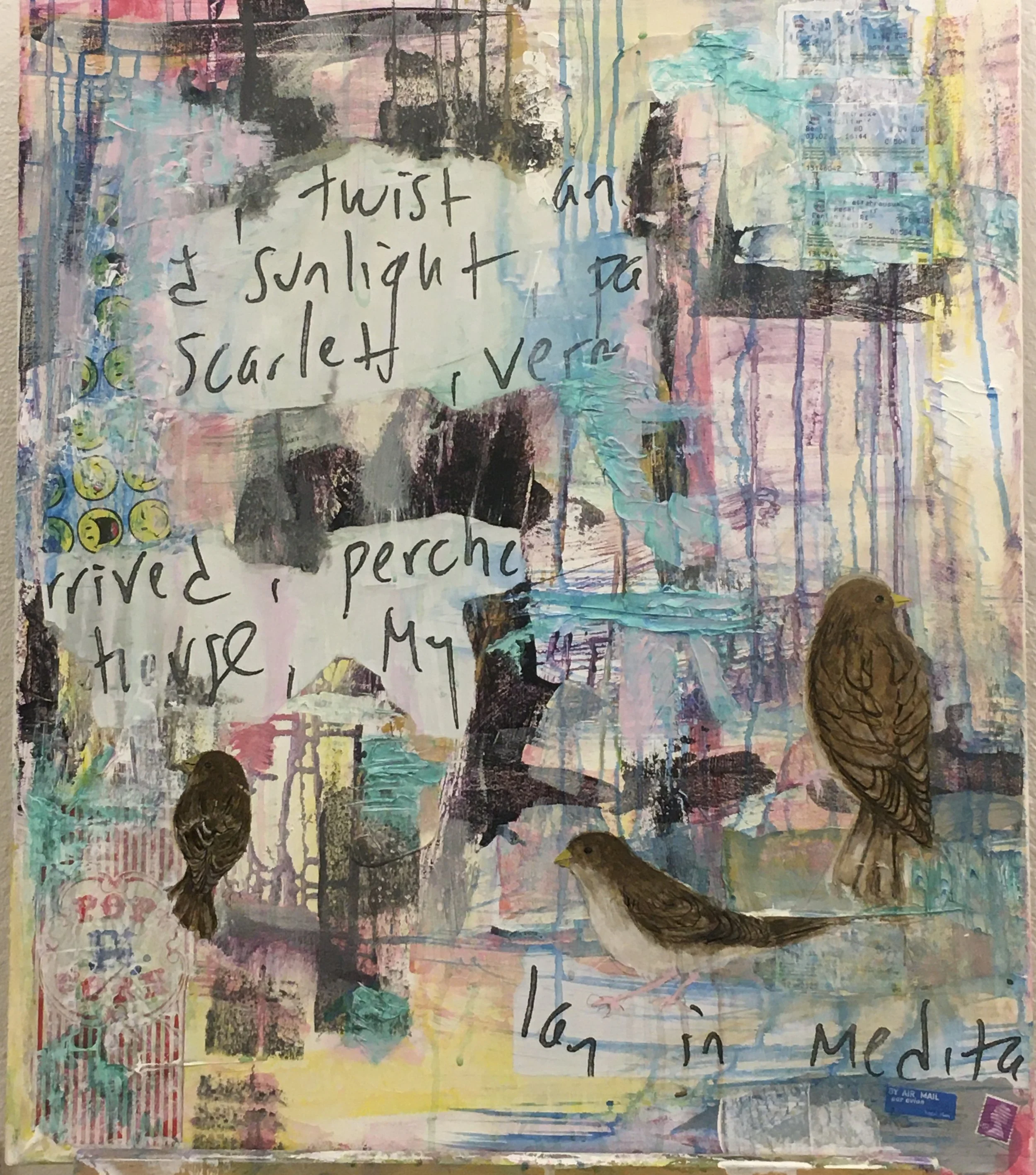 Twist, Ayclic and Mixed Media, 60x 70cm , 2019