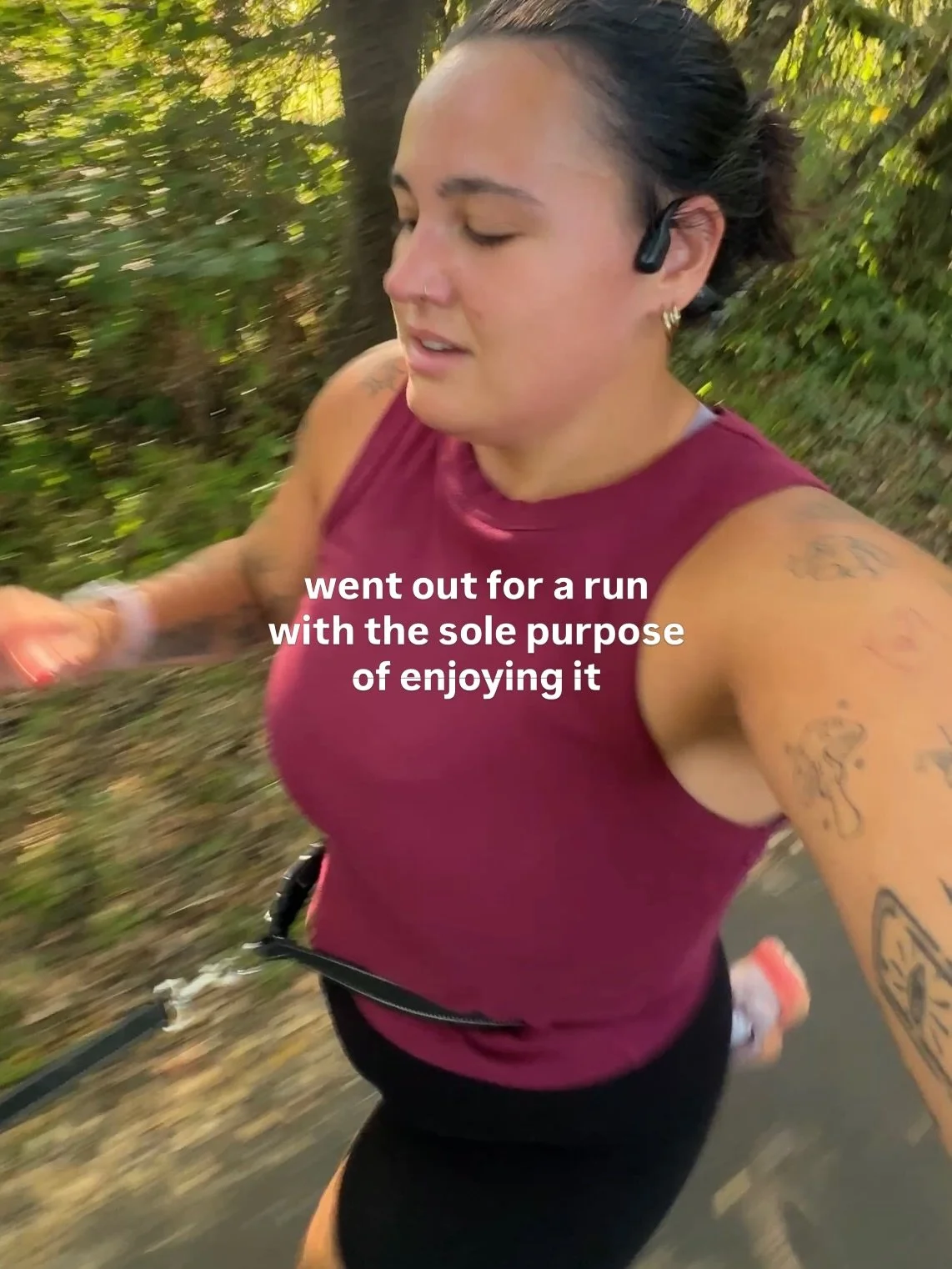 Because running can be fun, slow, whimsical, freeing, gentle, expansive and whatever you want it to be. You don&rsquo;t always have to empty the tank or give more than you think you have. Sometimes it&rsquo;s just about putting one foot in front of t