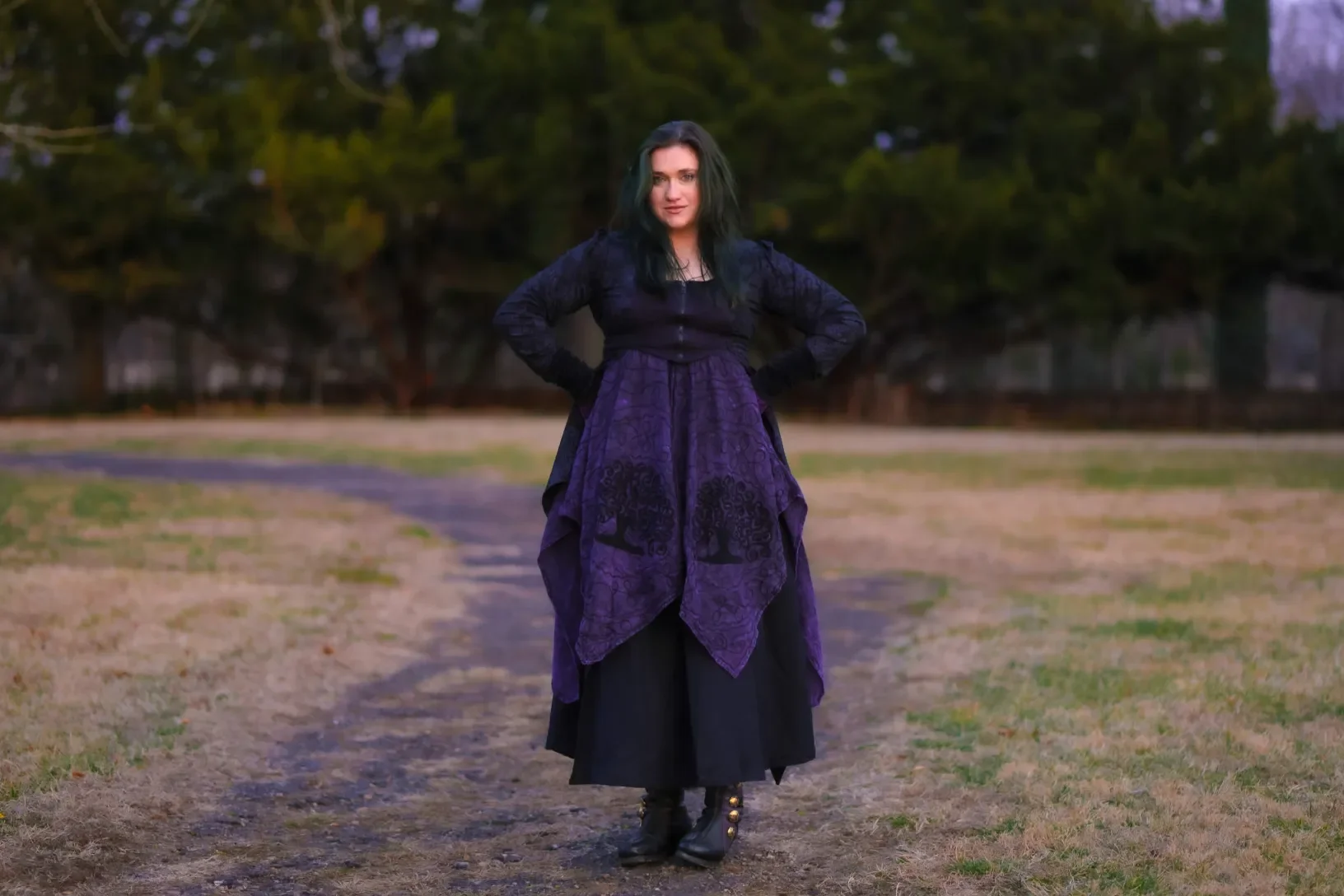 Dark Cottage discount code link with Aoife Wearing Dark Cottage