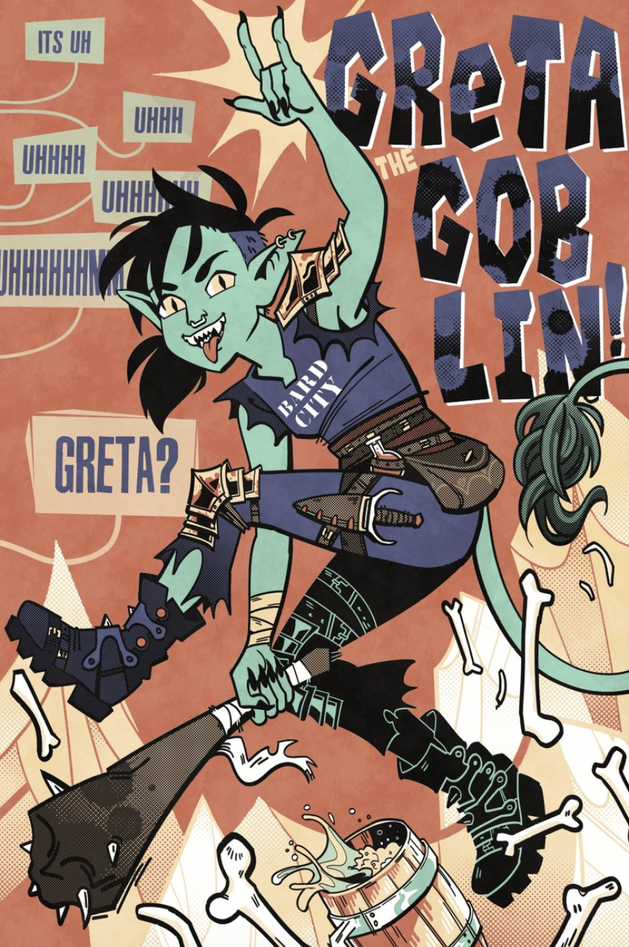 Greta the Goblin Poster Art