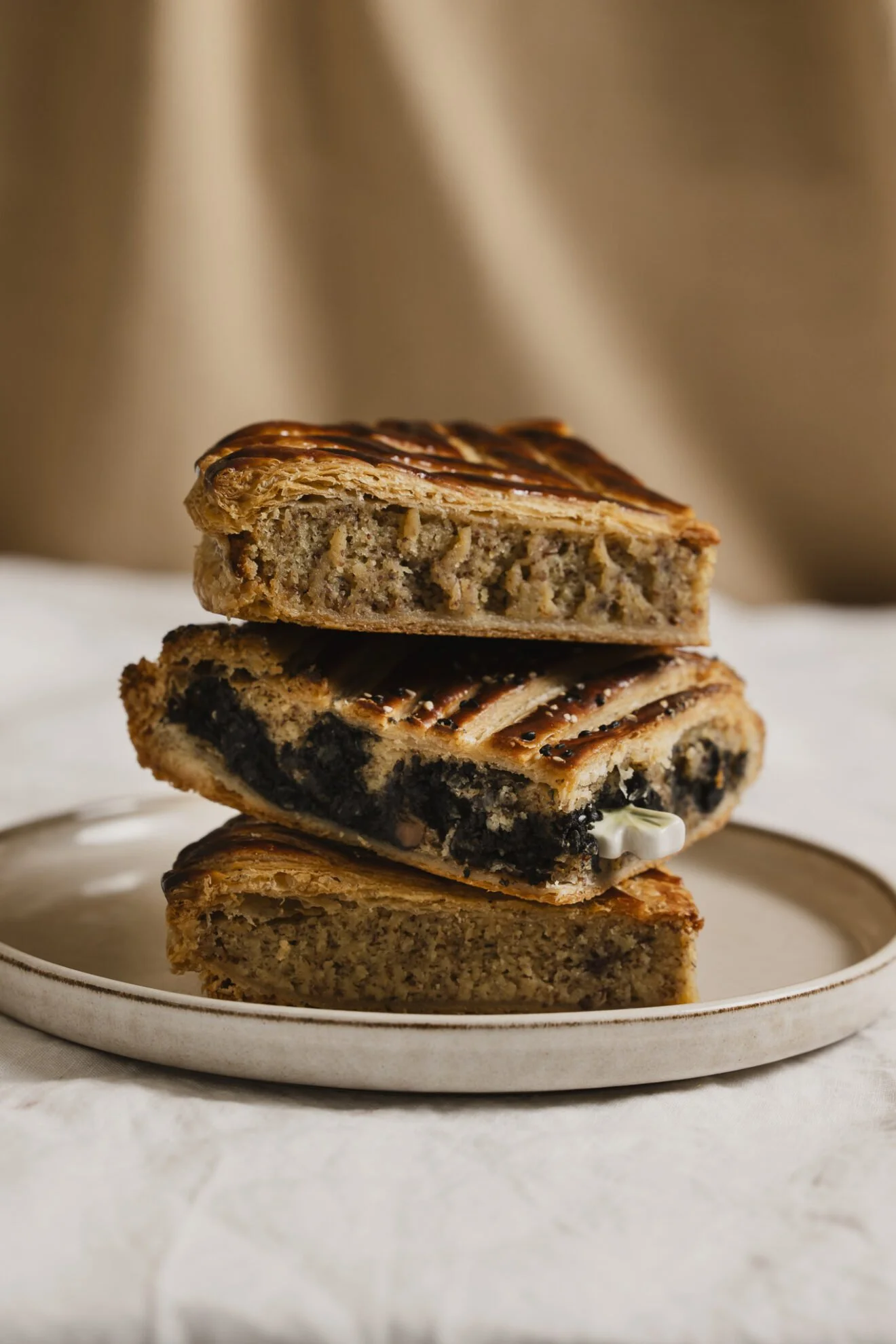 La Galette des Rois : Amande &amp; Sésame Noir de chez Ginko