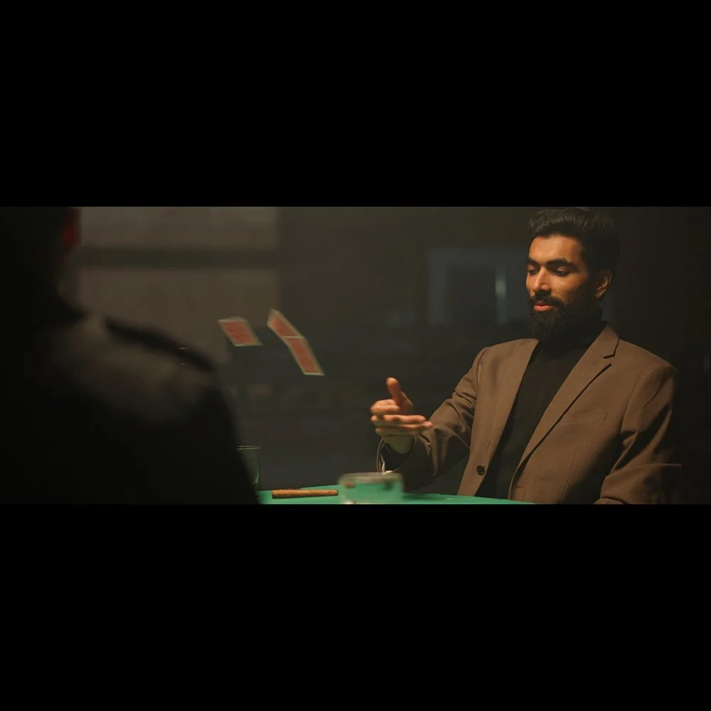 Warehouse poker scene