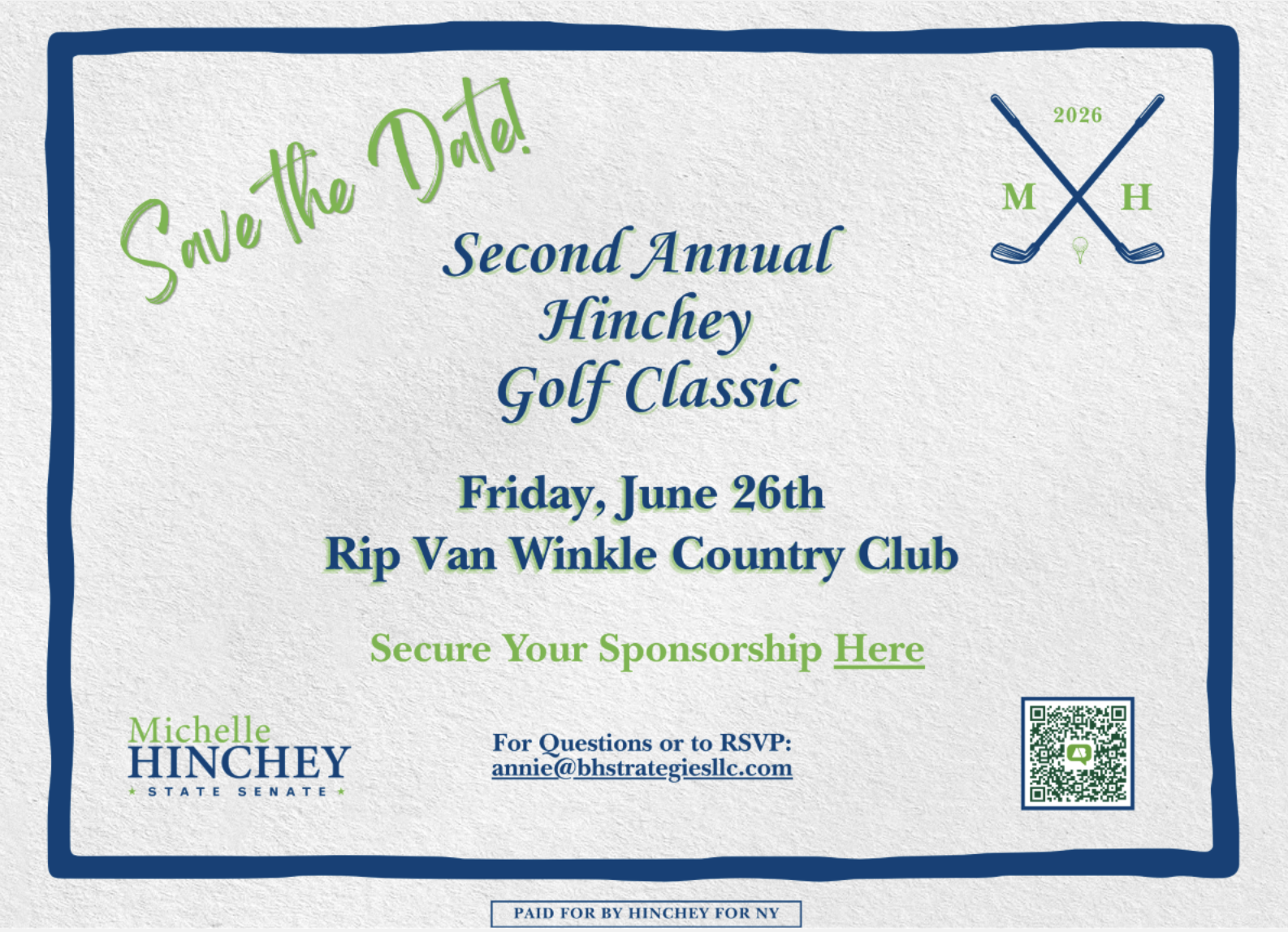 Second Annual Hinchey Golf Classic