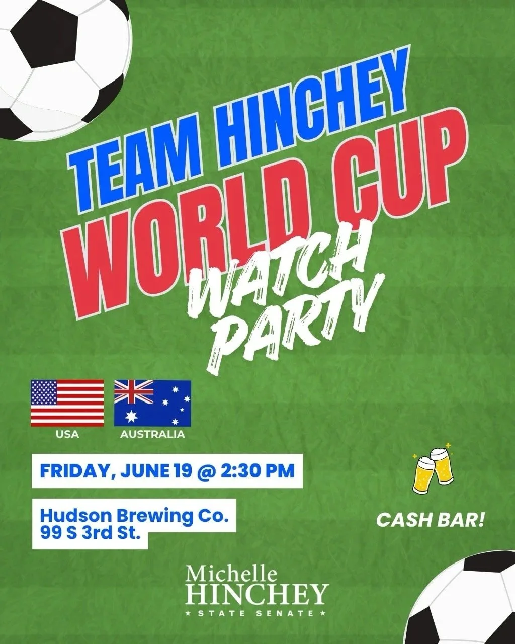 Team Hinchey World Cup Watch Party