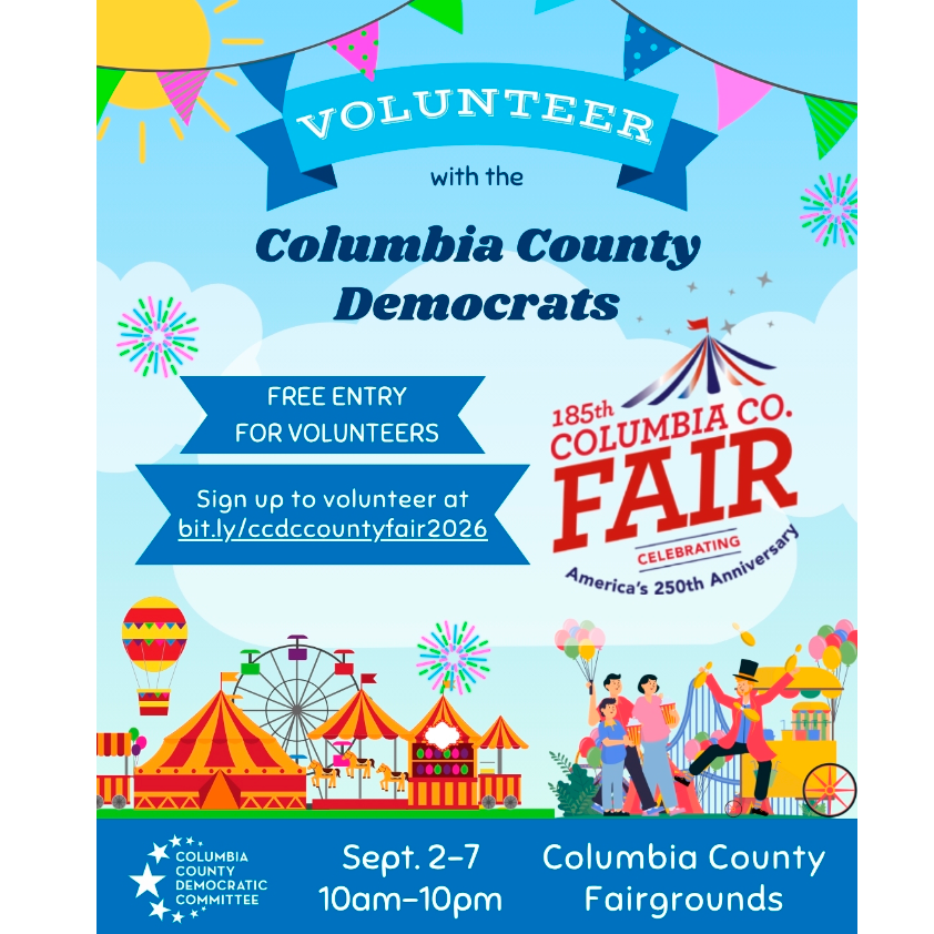 Columbia County Fair / Volunteer with the County Dems