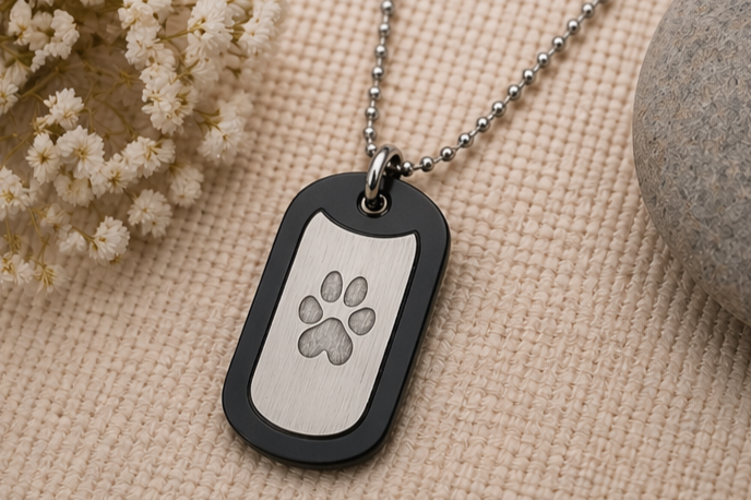 Paw Print Tag