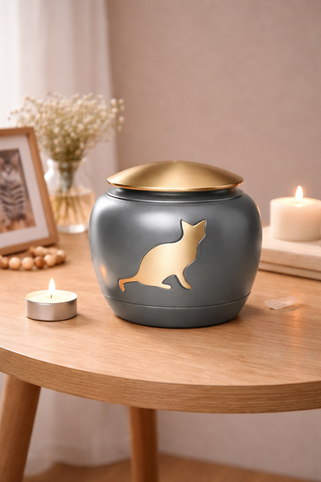 Faithful Companion Cat Memorial Urn