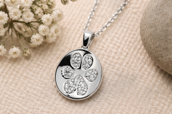 Paw Print Necklace