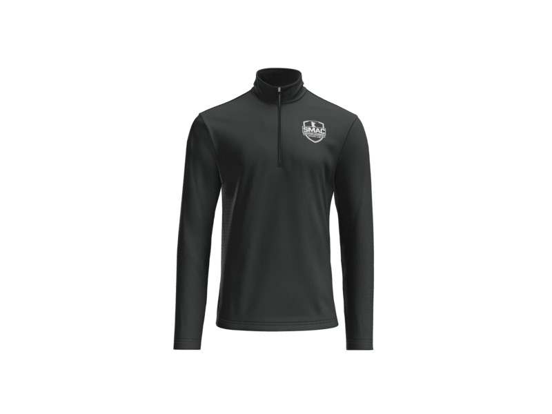 UNISEX SPORT-TEK MICROPIQUE 1/4 ZIP - BLACK