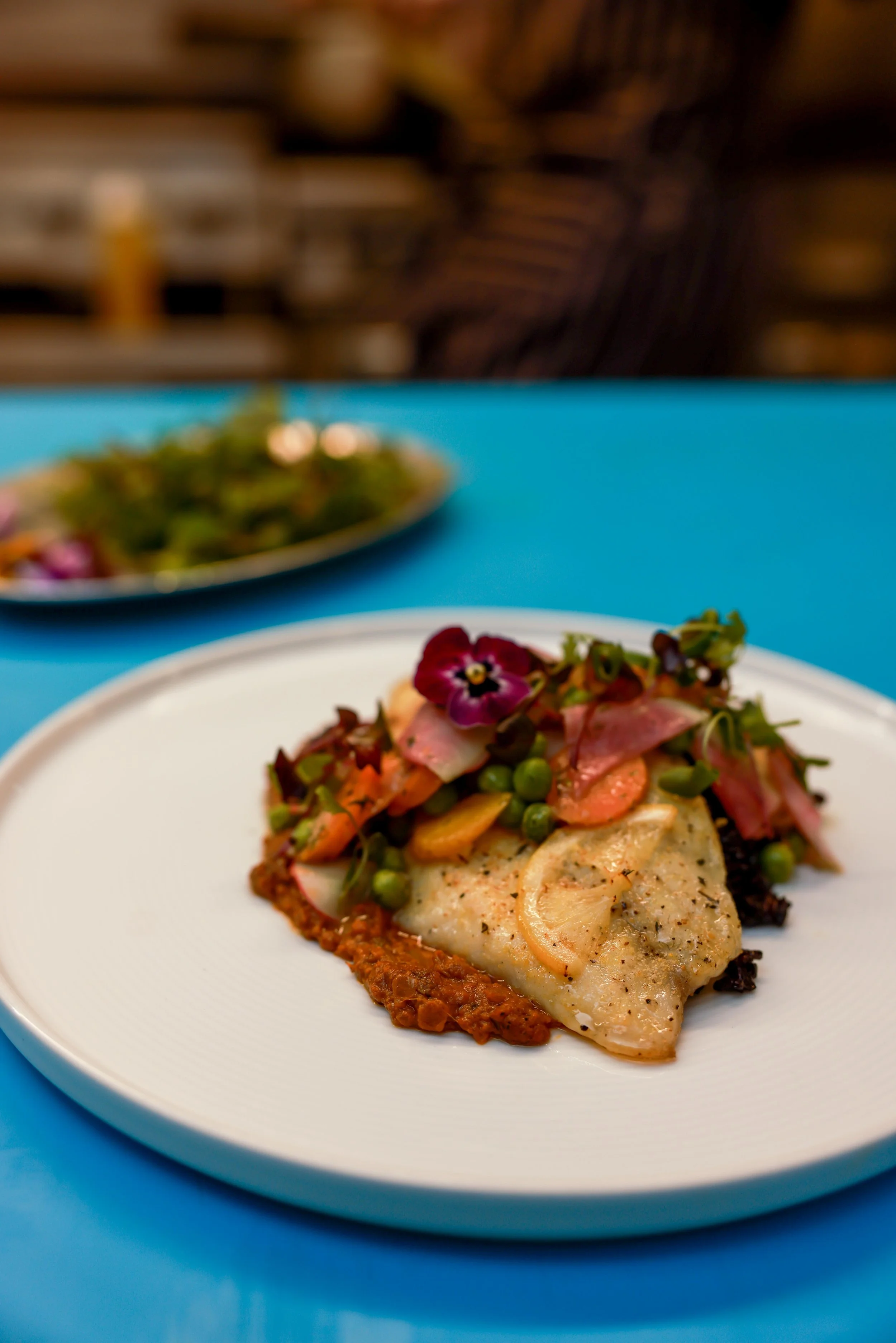 Barramundi with Black Rice