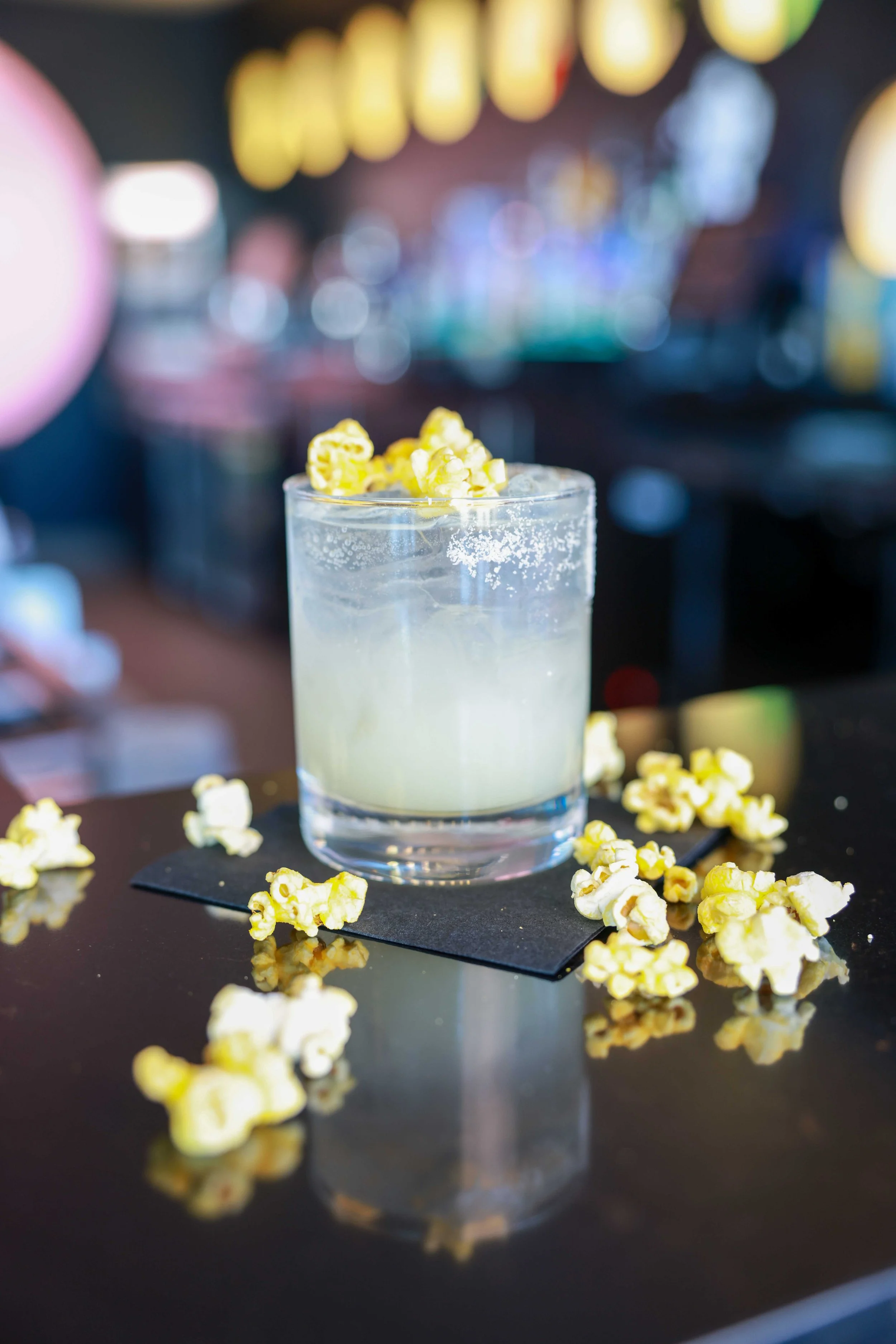 Popcorn Margarita from the Bar at Penn Cinema