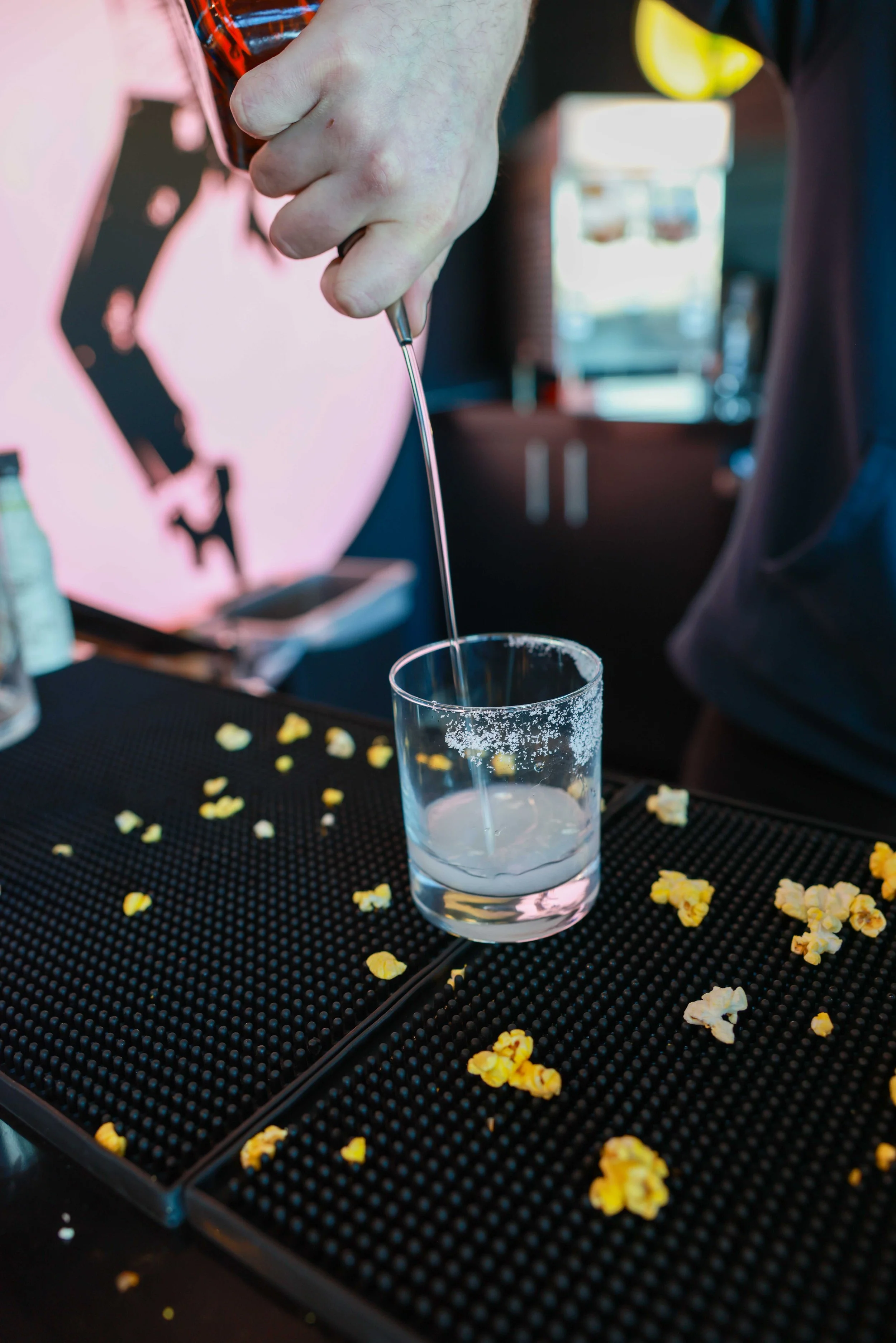 Popcorn Margarita  at Penn Cinema, Lititz, PA