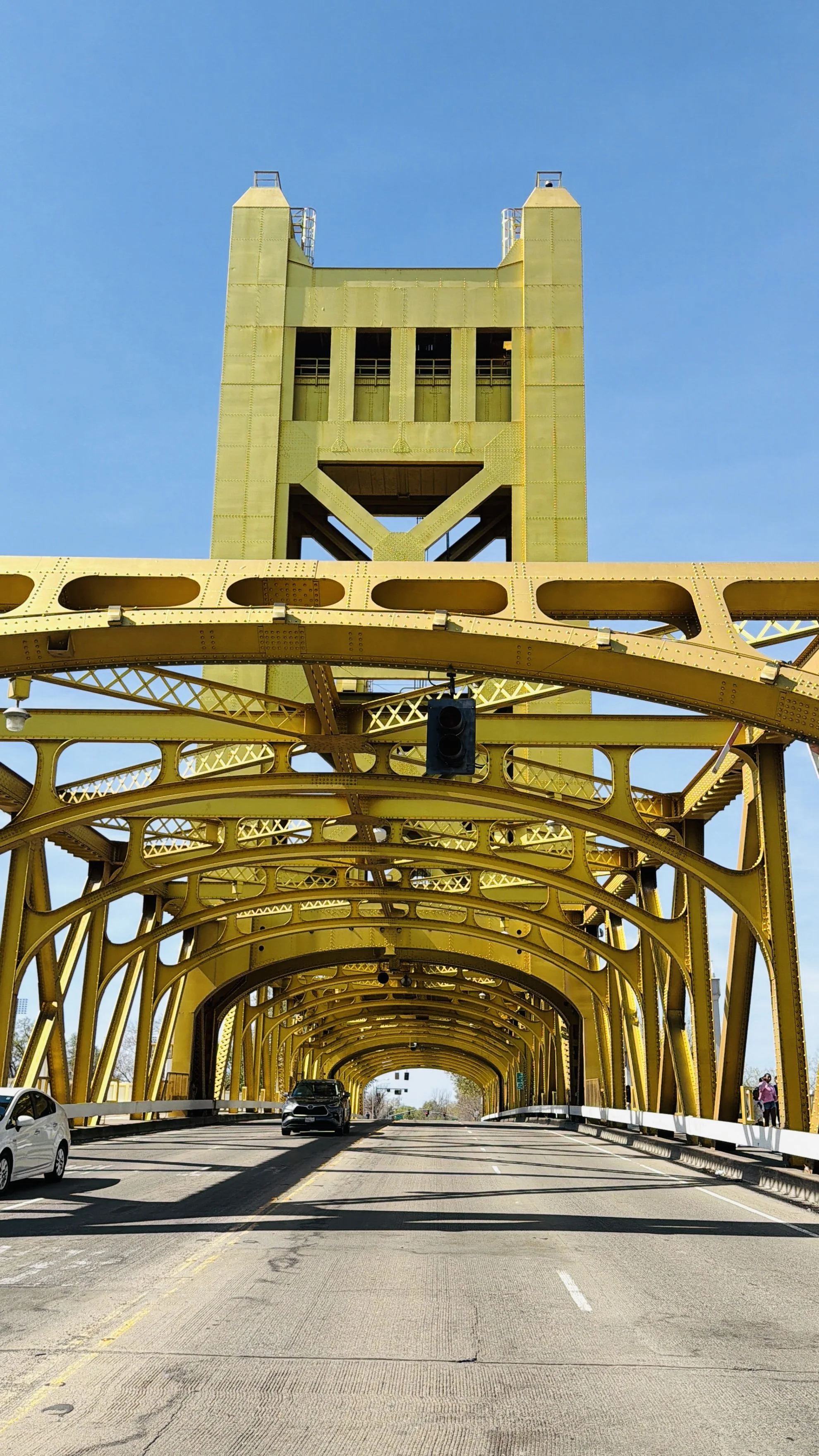 Yellow Tower Bridge West Sacramento