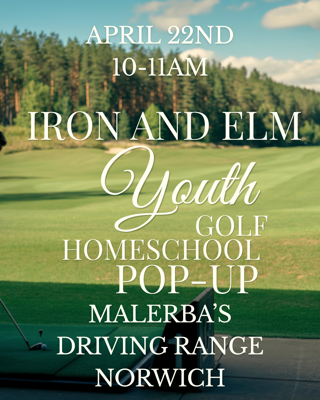 Pop- Up Malerba's Driving Range- Norwich, CT - Wednesday, April 22nd All Ages