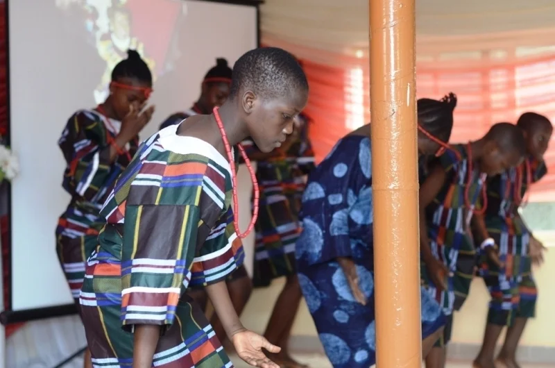 Yoruba Cultural Dancers Performing on Stage&nbsp;
