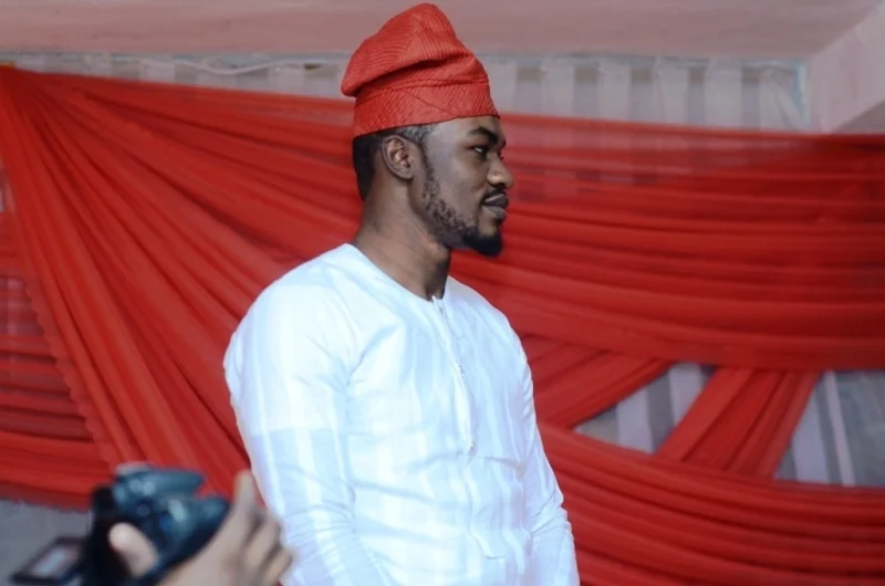 Mr. Owoeye Abolade Standing During His Recitation