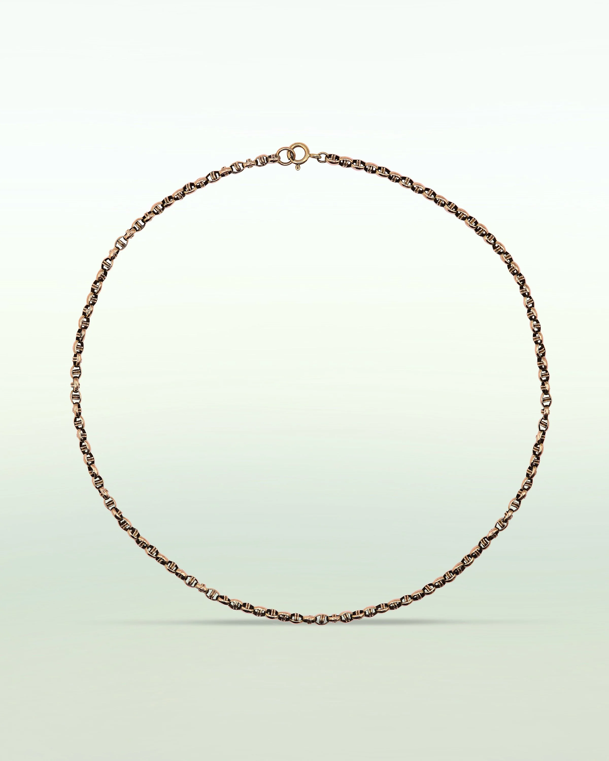 Victorian Fancy Link Chain Necklace