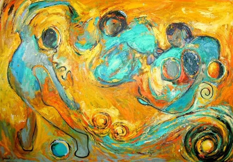 Celestial Celebration   56x78