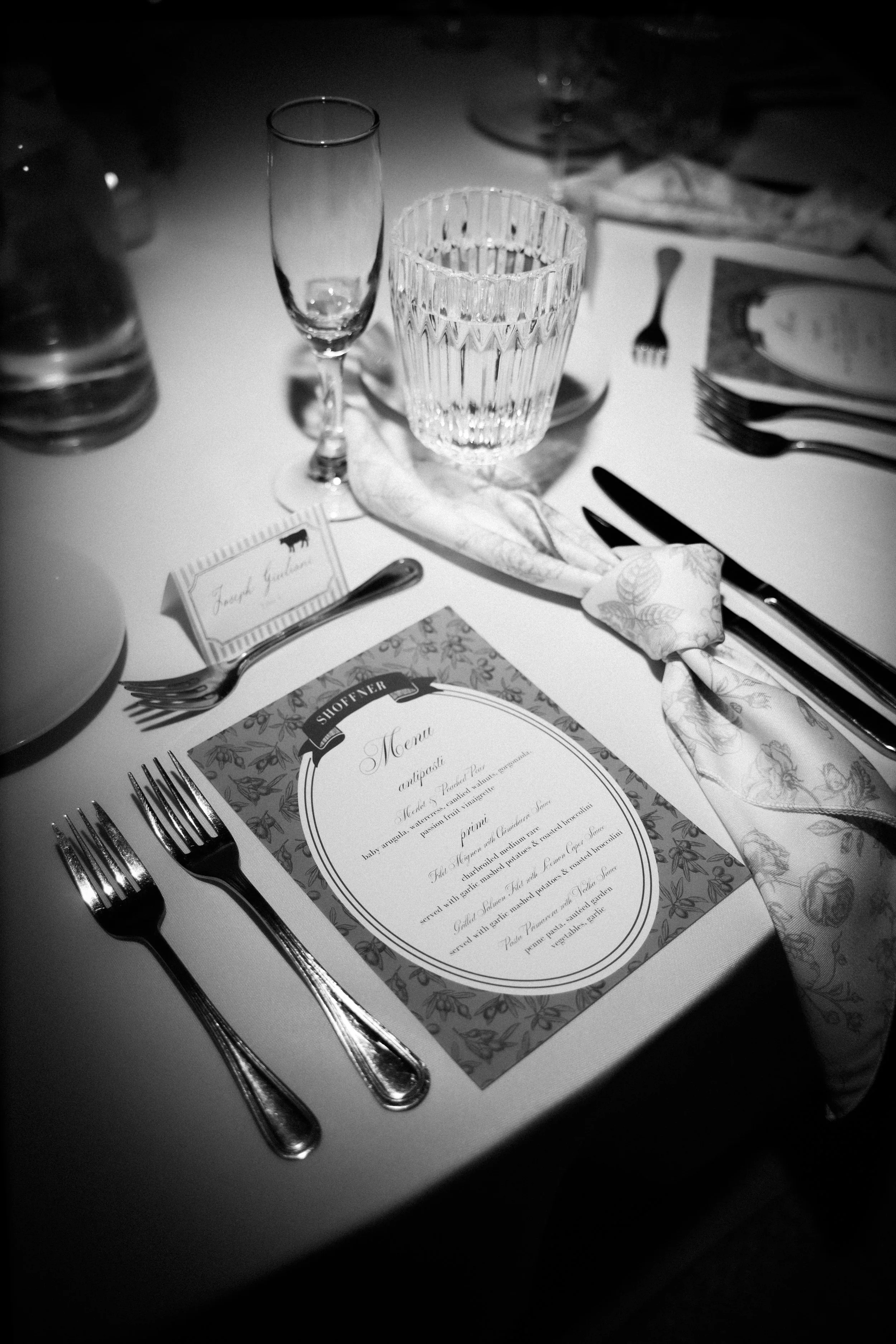 Recpetion Details at Luxury Wedding in Camarillo California