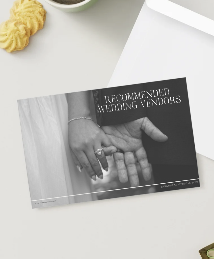 Recommended Wedding Vendor List