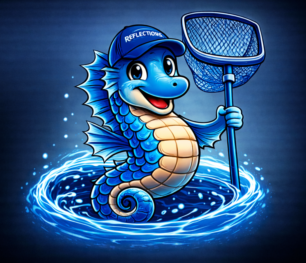 Meet Ripple – The Seahorse Behind Reflections Pool Services