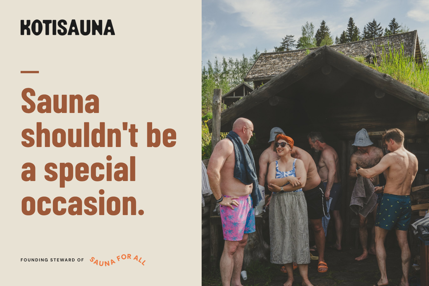 Sauna is booming. Who is it for?