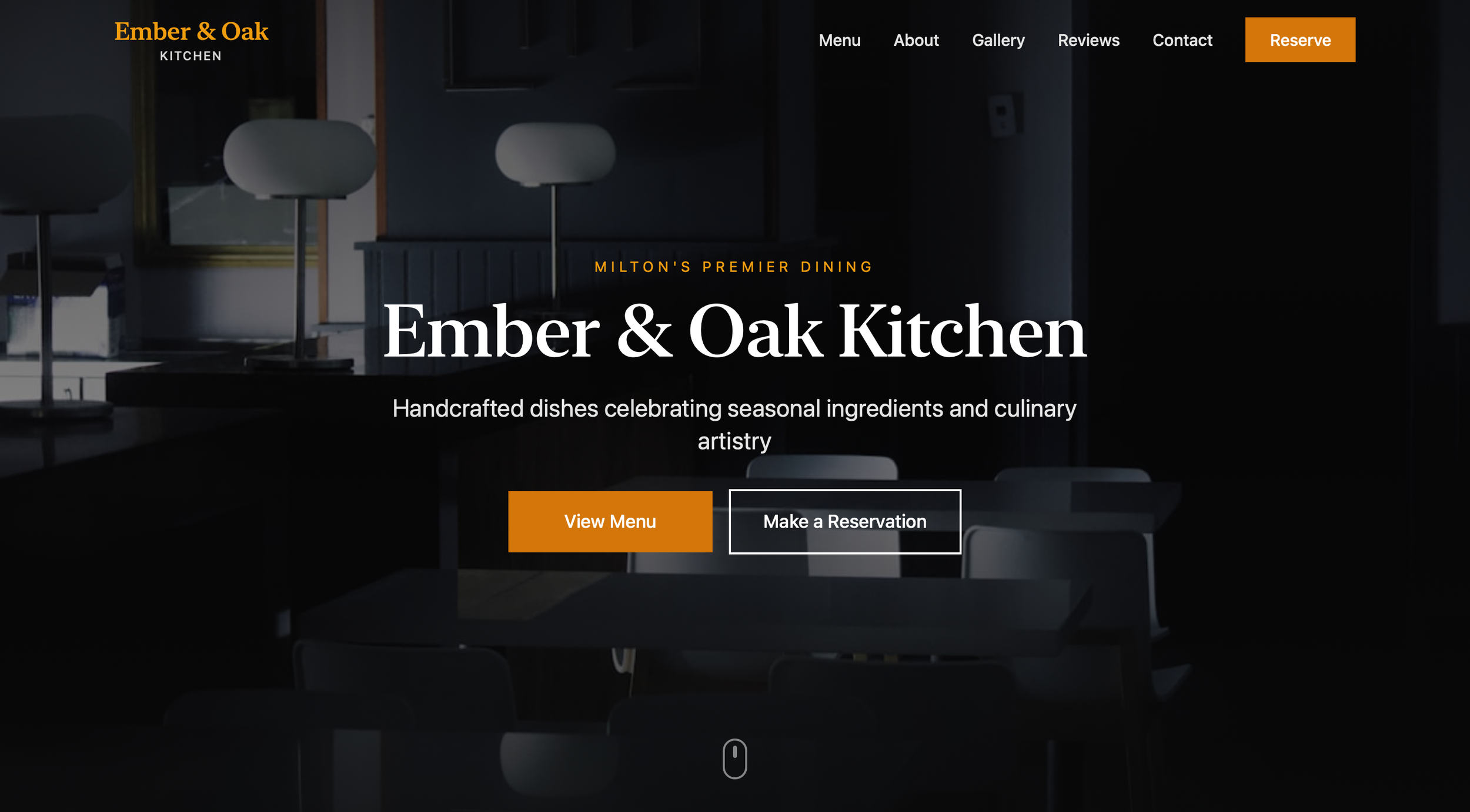 Example Site- Restaurant