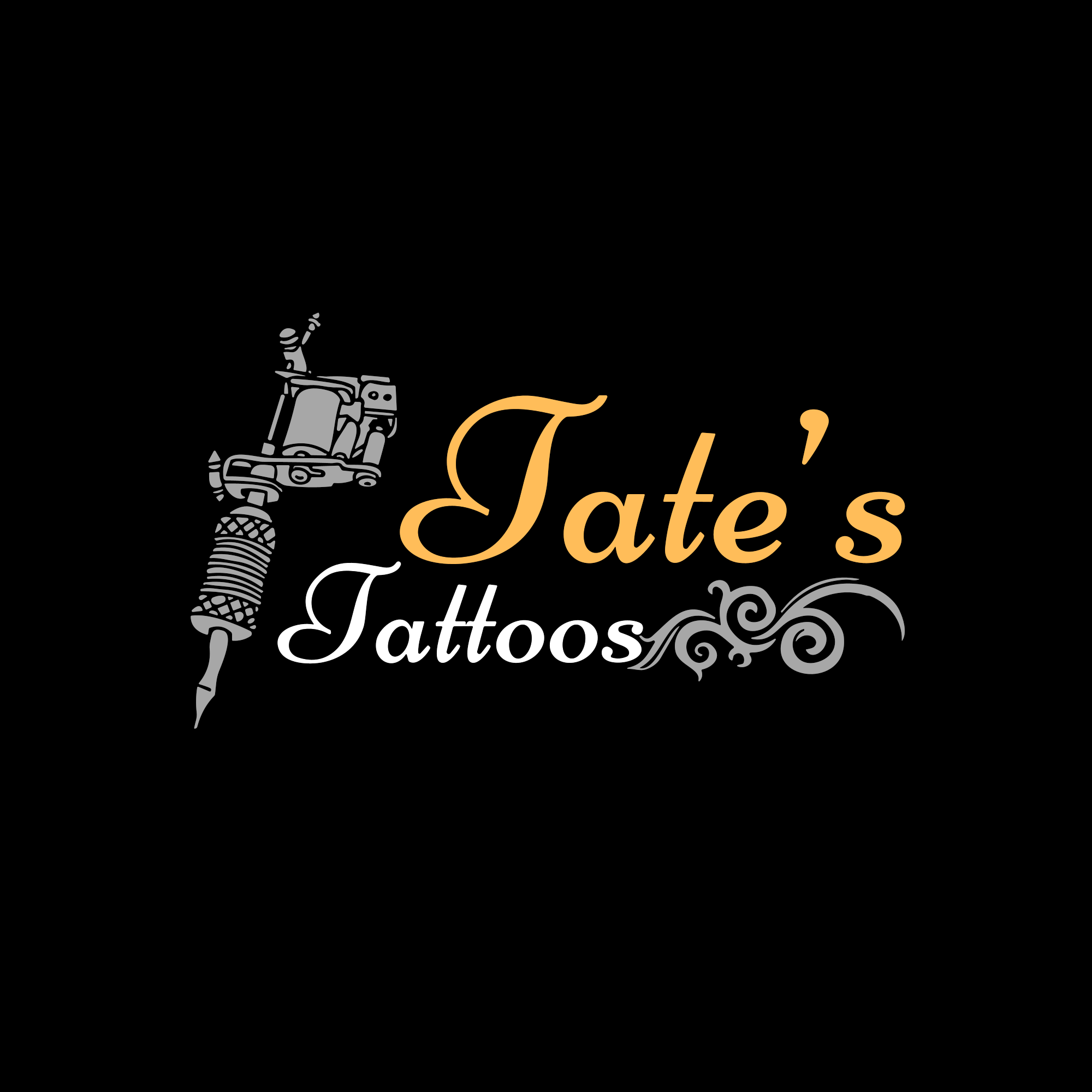 Black and White Classic Tattoo Studio Logo.png
