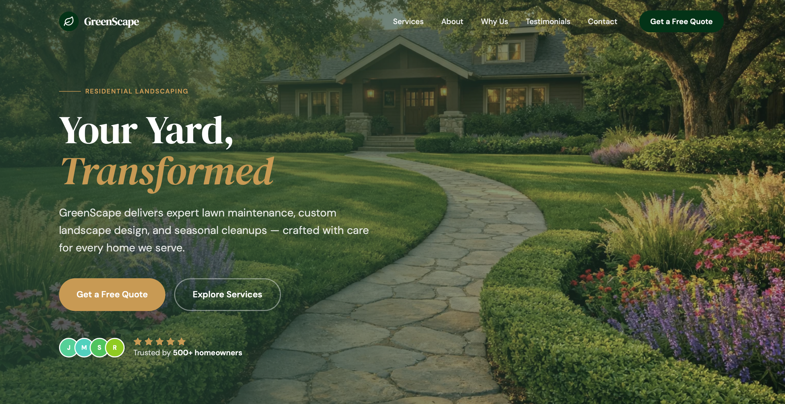 Example Website- Landscaping