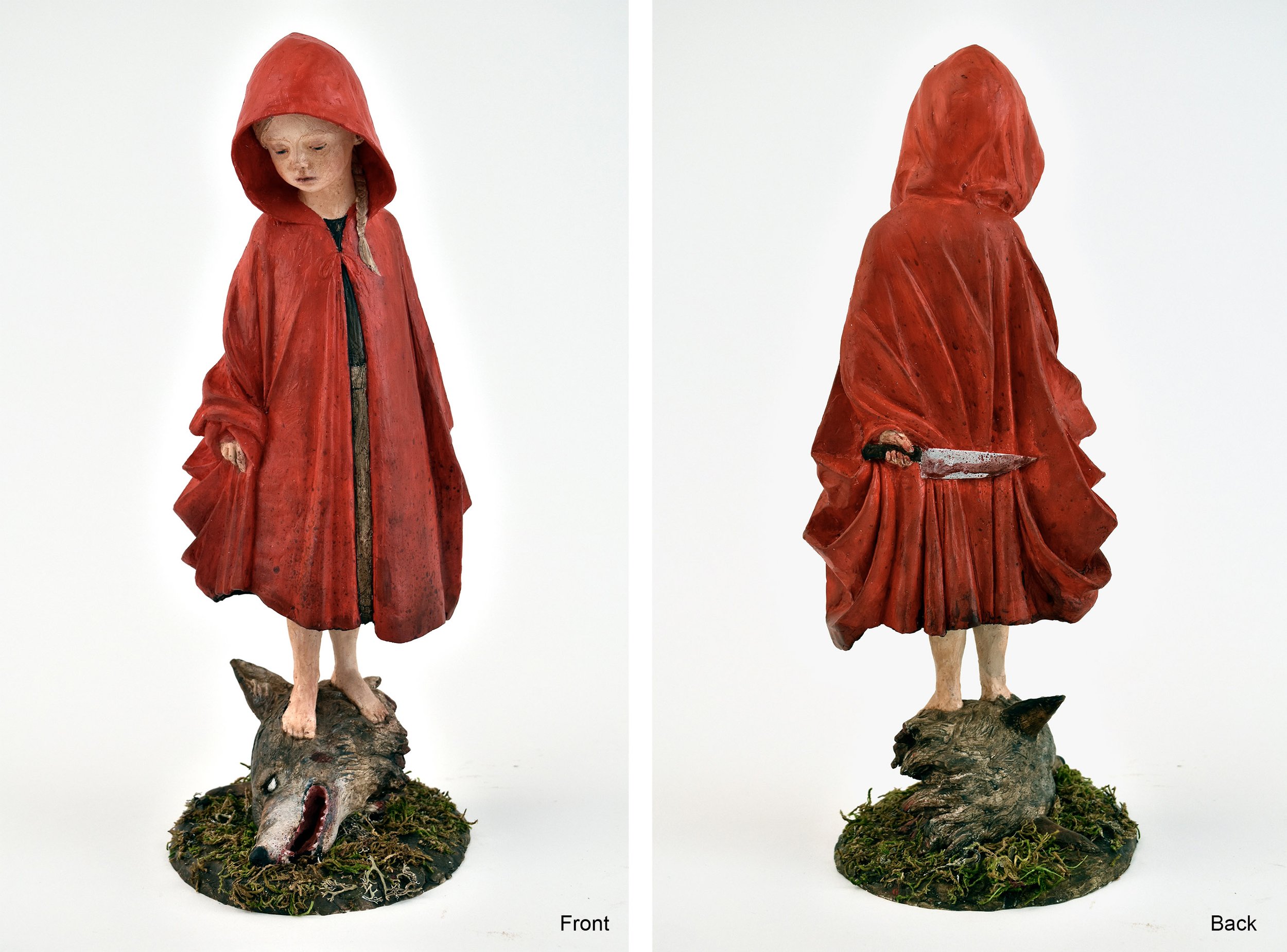 Now when I am stronger than you, 2024
, 16”x6”x7”, Resin, acrylic paint, $2,800.