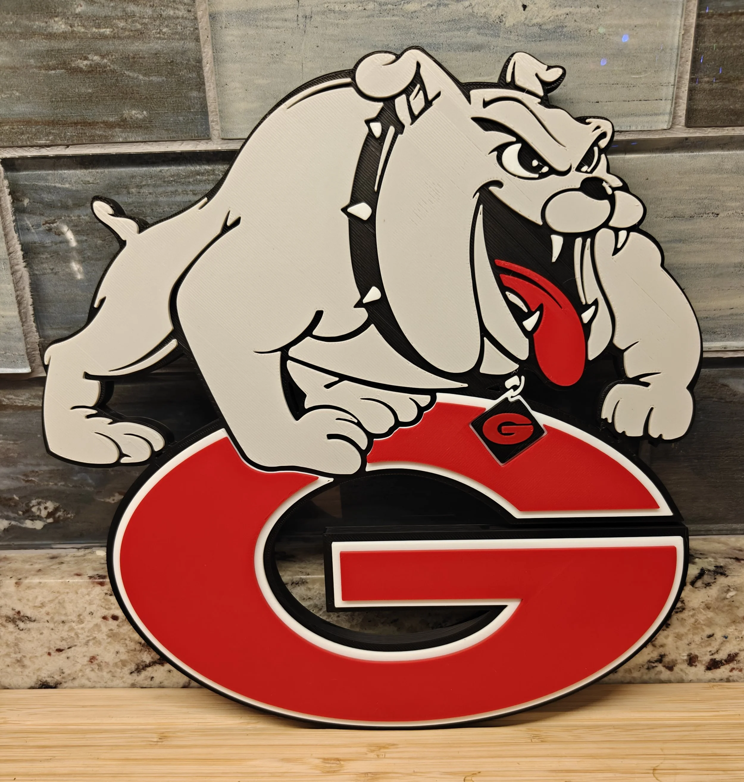 $20 Georgia Bulldogs wall plaque