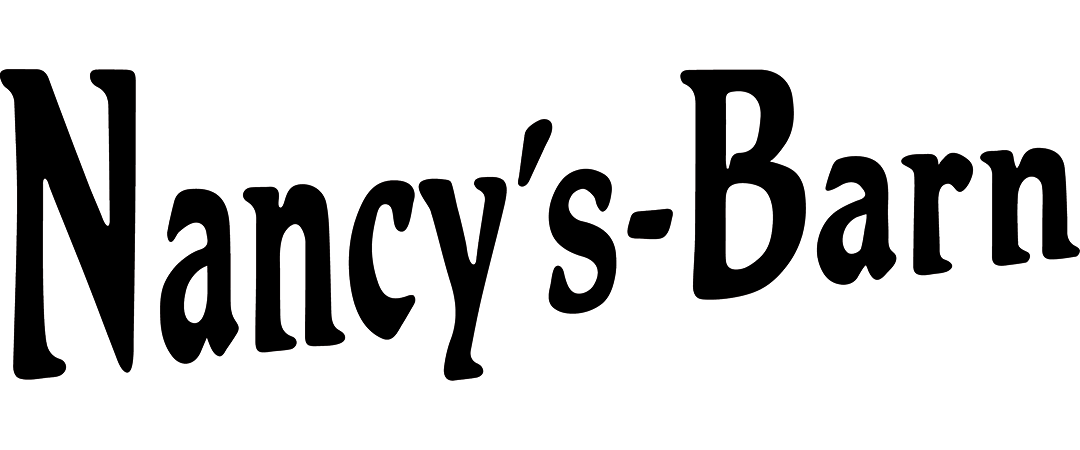 Nancy's Barn logo with stylized text.