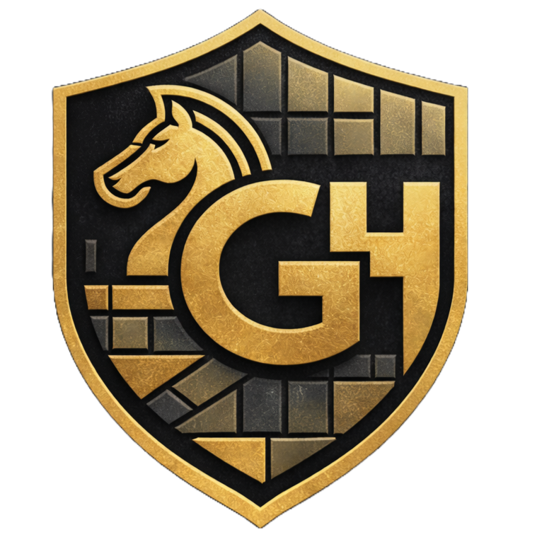 Gambit Hardscapes shield logo
