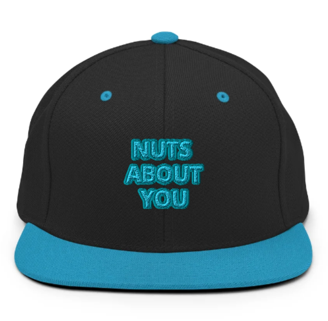 SNAPBACK WITH EMBROIDERED WORD LOGO