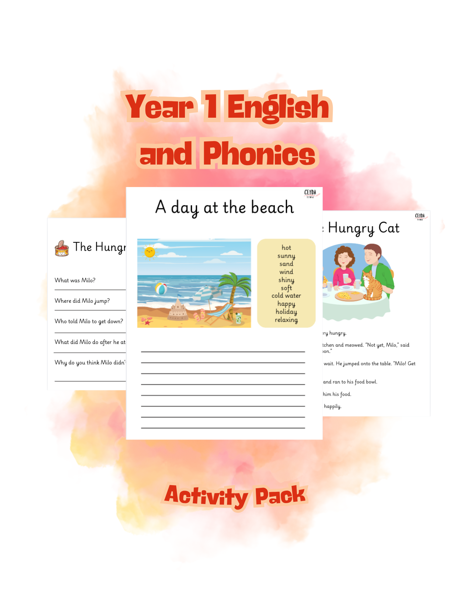 Year 1 English and Phonics Activity Pack