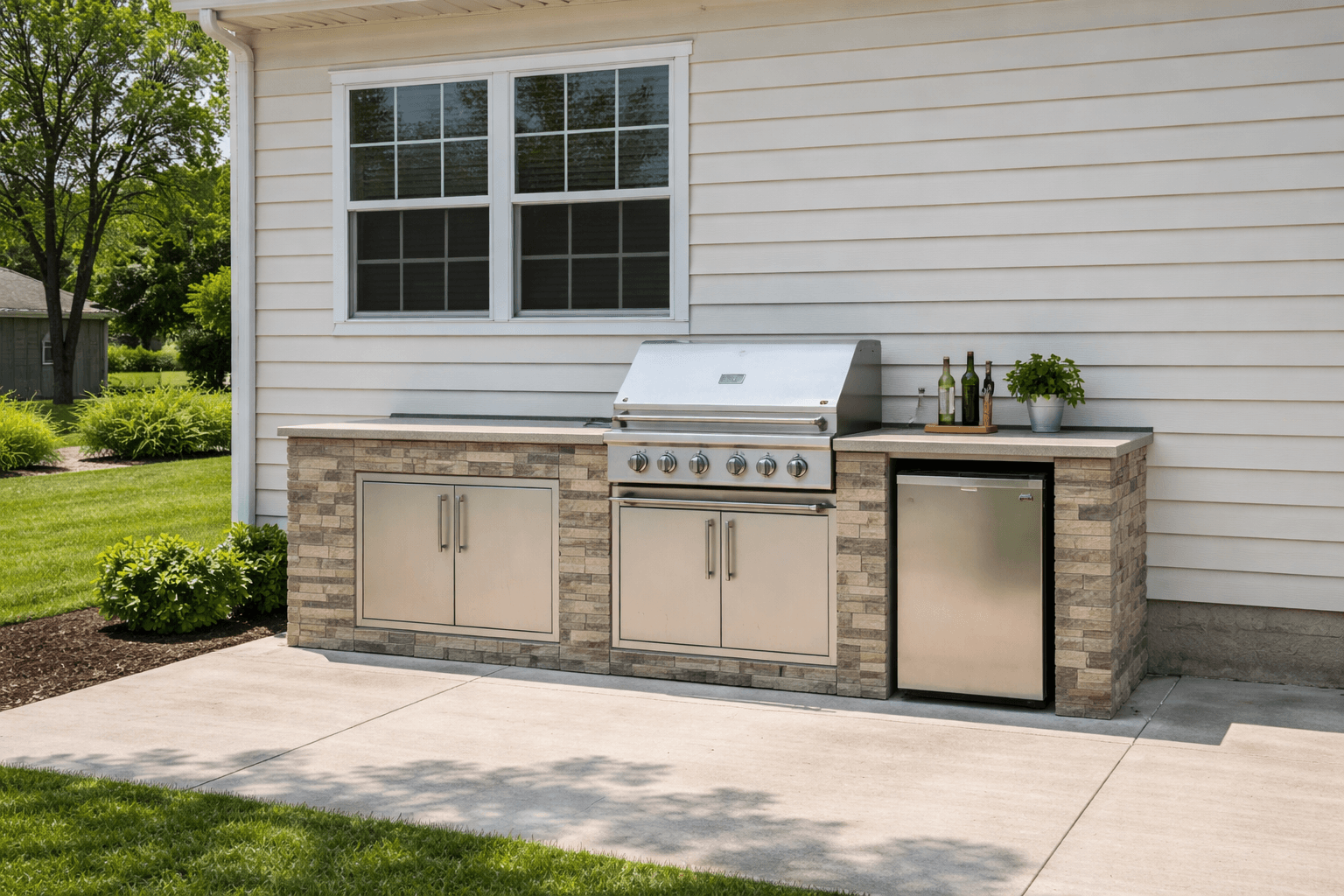 Basic Outdoor Kitchen builder in Liberty Hill Texas