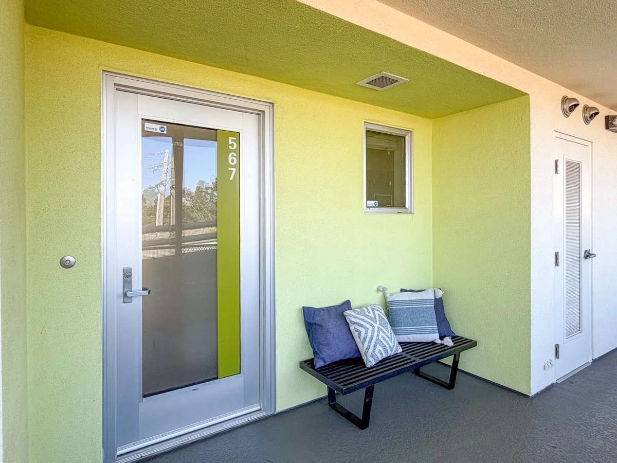 Front entry.