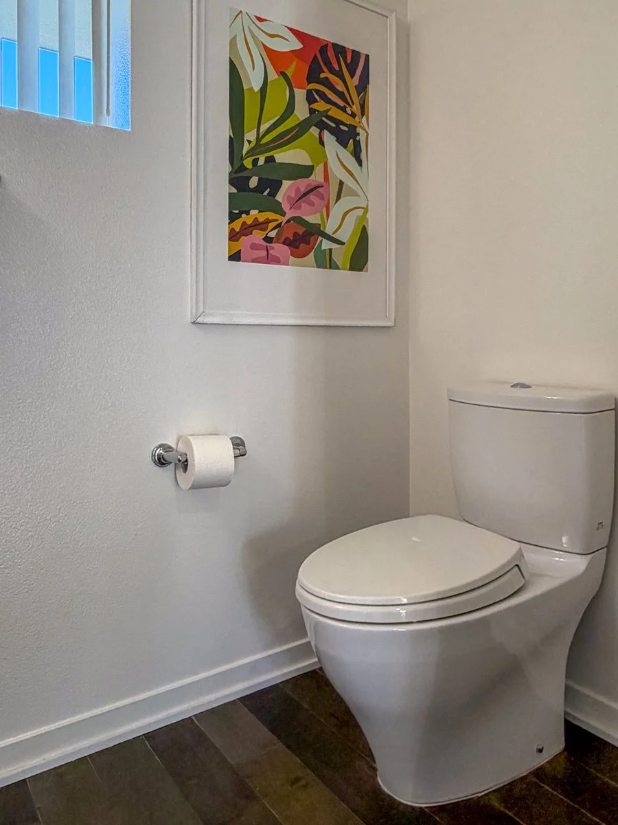Half bath / powder room. 
